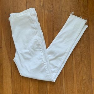 Free People white jeggings